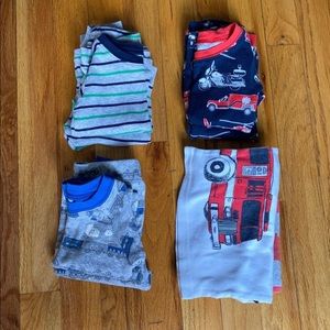 SOLD Lot 4 of 8 PCS Pajamas Sleepers Baby Boy 12 M